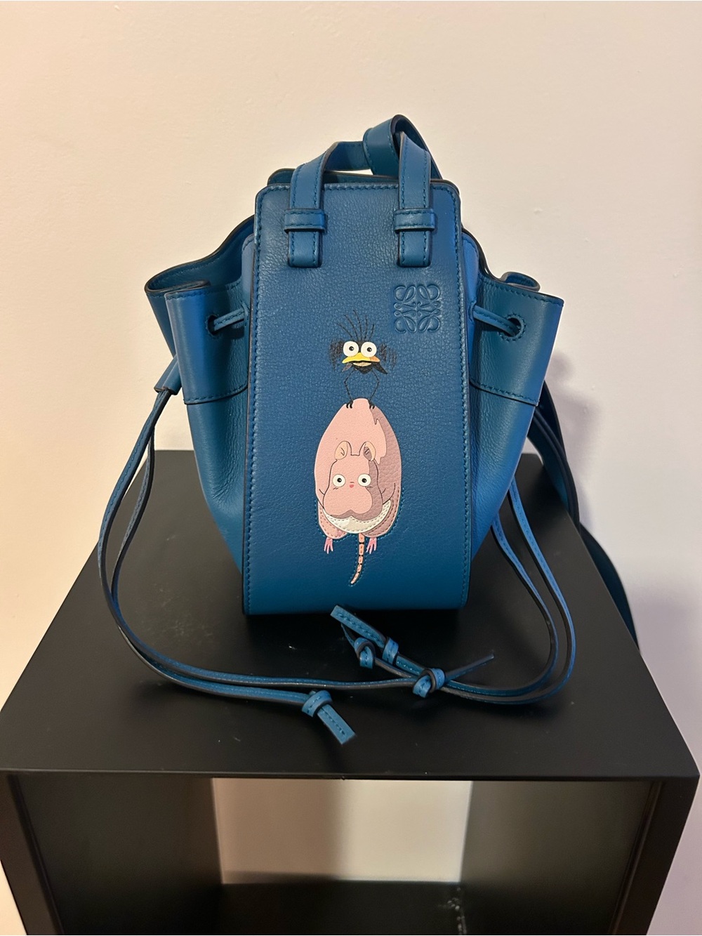 LOEWE × Ghibli Spirited Away Hammock Draws Mouse And Flycatcher Bag